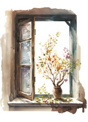 Spring on the windowsill (23-1)