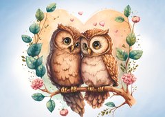 Owls in love (1)