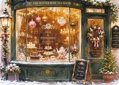 "Festive Shop Window" Greeting Card (26-5)