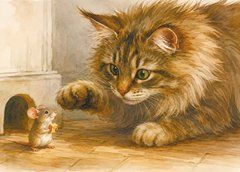 "A Cat's Life" Postcard (26-45)