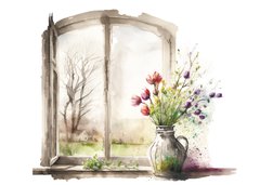 Spring on the windowsill (23-6)