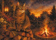 "A Cat's Life" Postcard (26-46)