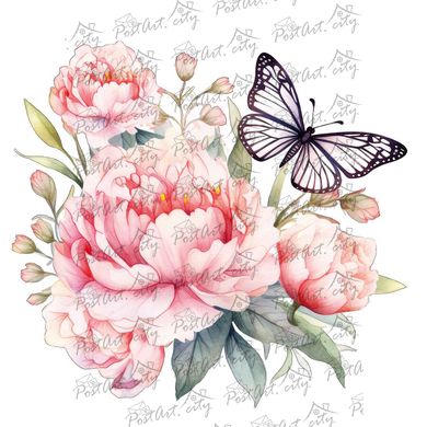 Метелики у квітах (24-10)