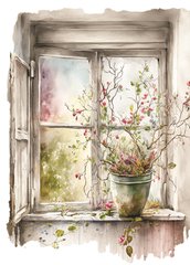 Spring on the windowsill (23-10)