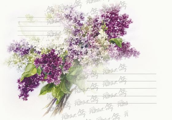 Envelope postal "Lilac"