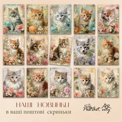Набір поштових листівок "Кошенята"