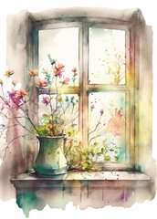 Spring on the windowsill (23-14)