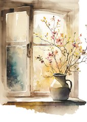 Spring on the windowsill (23-15)