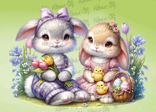 Easter Bunnies (24-2)