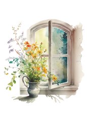 Spring on the windowsill (23-16)