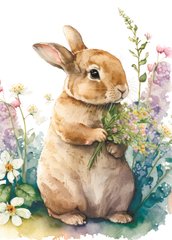 Bunny with flowers (3)