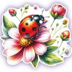 Figured card "Ladybug" (1)
