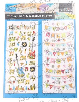Set of "Summer" stickers (4 sheets)