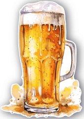 Фігурна листівка "Пиво" (2)