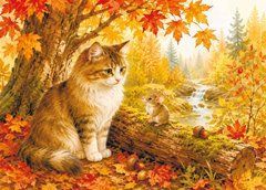 "A Cat's Life" Postcard (26-58)