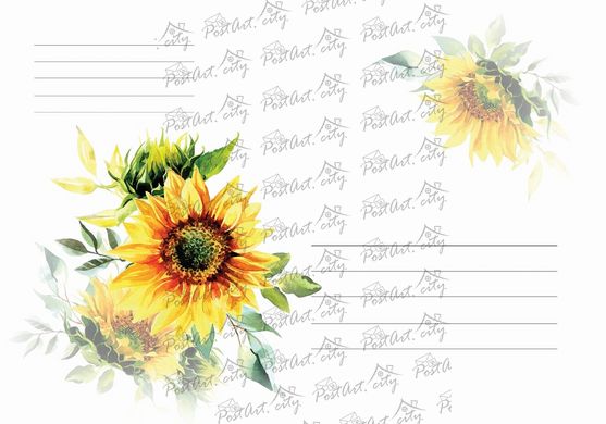 Sunflower envelope