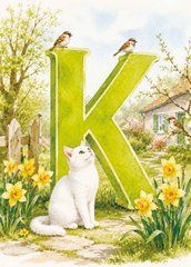 "Ukrainian Alphabet &ndash; K" Postcard