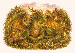 "Zodiac Signs: Dragon" Postcard (2)
