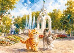 Postcard "Traveling Ukraine: Cats" (26-4)