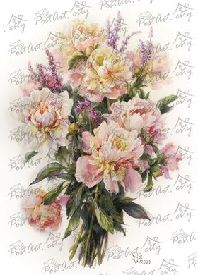 Bouquet of peonies (2)