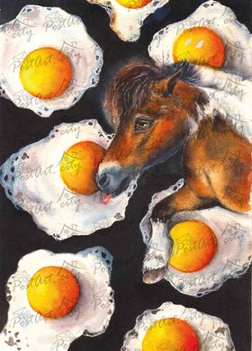 Horse...with eggs