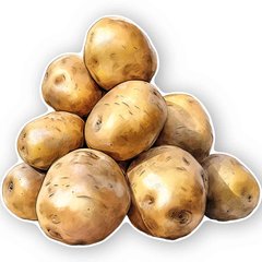 Фігурна листівка "Картопля"