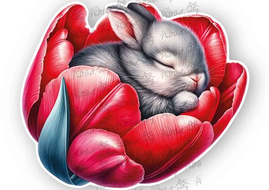 Figure postcard "Bunny" (1)