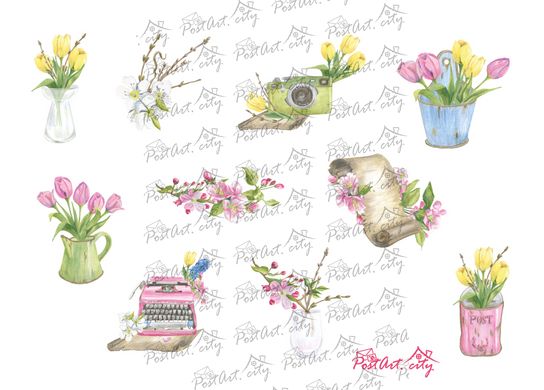 Set of stickers "Spring" (1)