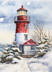 Winter Lighthouse (23-15)