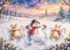 "Winter" Greeting Card (26-69) (designer paper)