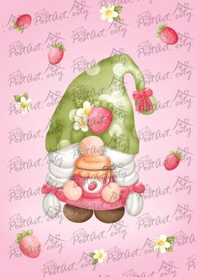 gnome with strawberries (1)