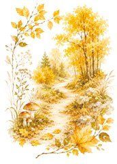 "Autumn" Postcard (26-14)