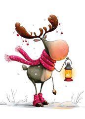 Postcard "Happy Holidays" (26-3) (design paper)