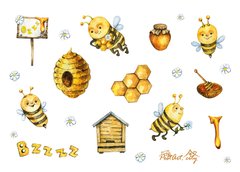 Набір стікерів "Бджілки"