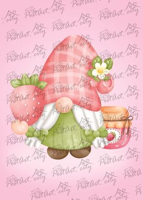 gnome with strawberries (3)