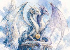 "Zodiac Signs: Dragon" Postcard (3)