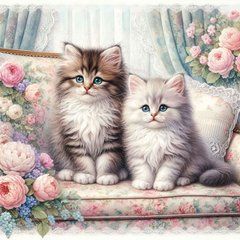 Листівка "Кошенята " (26-1)