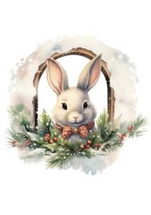 Christmas rabbit (23-8)