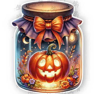 Shaped postcard "Halloween" (24-12)