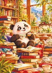 Листівка "Серед книг" (26-5) (АІ)