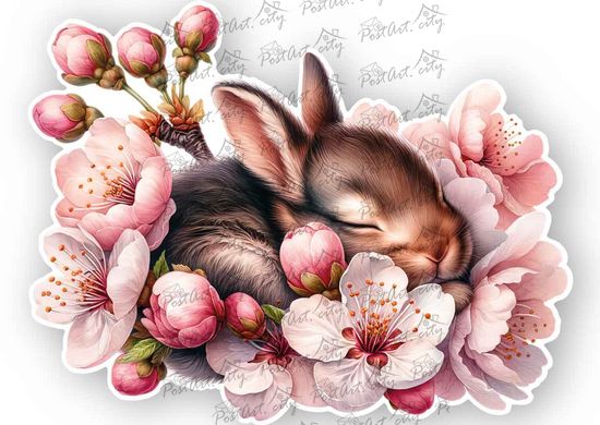 Figure postcard "Bunny" (10)