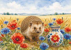 "Hedgehog" Greeting Card (26-3)