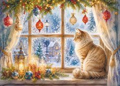 "Winter" Greeting Card (26-78) (designer paper)