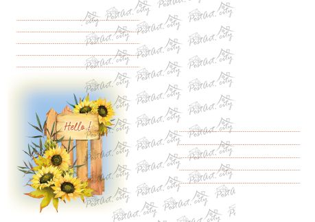 Envelope "Sunflowers" (1)