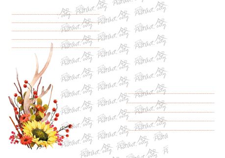 Envelope "Sunflowers" (2)
