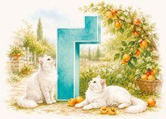 "Ukrainian Alphabet &ndash; Ґ" Postcard
