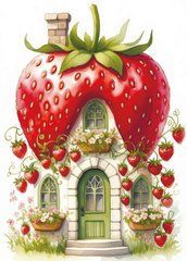 Postcard "Strange Houses" (26-4)