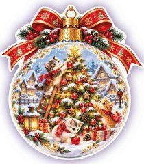 Die-cut Greeting Card "Winter" (26-18)
