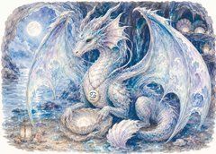 "Zodiac Signs: Dragon" Postcard (4)