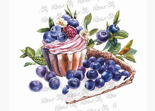 Blueberry dessert
